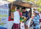 Polresta-Kupang-Kota-Gelar-Penjualan-Beras-Murah-di-CFD,-Disambut-Antusias-Warga.