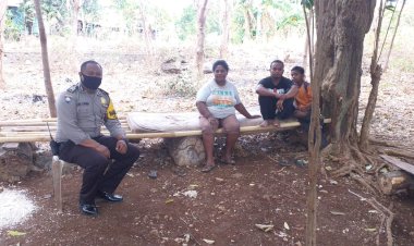 Tidak-Menggunakan-Masker,-Bhabinkamtibmas-Kelurahan-Kolhua-Himbau-Warga-Patuhi-Protokol-Kesehatan