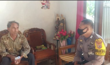 Sambang-Silaturahmi,-Bhabinkamtibmas-Kelurahan-Oetete-Berikan-Himbauan-Pemahaman-Terkait-Pemberlakuan-Pendisiplinan-Adaptasi-Kebiasaan-Baru