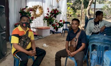 Sampaikan-Himbauan-Kamtibmas,-Bhabinkamtibmas-Kelurahan-Bello-Sambangi-Warga-Pemilik-Acara