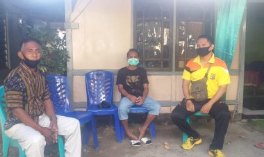 Bhabinkamtibmas-Kelurahan-Maulafa-Berikan-Himbauan-Kepada-Warga-Binaan-Terkat-Adaptasi-Kebiasaan-Baru