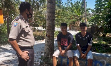 Cegah-Virus-Corona-Bhabinkamtibmas-Giat-Laksanakan-Patroli-Diologis
