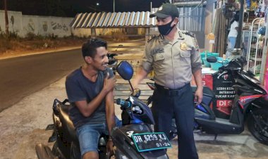 Putus-Rantai-Penyebaran-Covid-19,-Personil-Polsek--Maulafa-Genjar-Laksanakan-Operasi-Yustisi-Pendisiplinan-Protokol-Kesehatan.