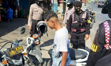 Cegah-Virus-Corona,-Satuan-Samapta-Polres-Kupang-Kota-Laksanakan-Patroli--Operasi-Yustisi-Pendisiplinan-Protokol-Kesehatan