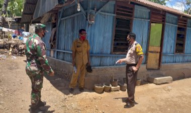 Sinergitas-Bhabinkamtibmas-dan-Babinsa-Kelurahan-Bakunase-Berikan-Himbauan-Pencegahan-Virus-Corona-(Covid-19)