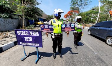 Operasi-Zebra-Turangga-2020,-Sat-Lantas-Polres-Kupang-Kota-Mengedepankan-Himbauan-Protokol-Kesehatan