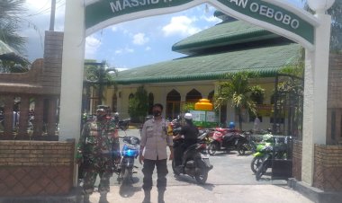 Antisipasi-Penyebaran-Covid-19,-Bhabinkamtibmas-Dan-Babinsa-Kelurahan-Oebobo-Pantau-Kegiatan-Ibadah