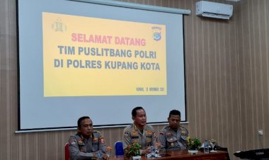 Untuk-Menjamin--Pemerataan-Layanan-Kepolisian,-Tim-Puslitbang-Polri--Lakukan-Penelitian-Dan-Supervisi-Optimalisasi-Fungsi-Penegakan-Hukum-Di-Polres-Kupang-Kota