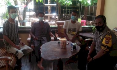 Laksanakan-Sambang,-Bhabinkamtibmas-Polsek-Maulafa-Himbau-Warga-Peka-Terhadap-Protokol-Kesehatan