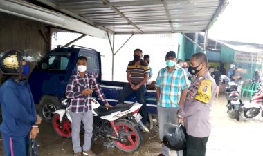 Cegah-Penyebaran-Covid-19,-Bhabinkamtibmas-Kelurahan-Oebufu-Laksanakan-Patroli-dialogis-Dan-Pengawasan-prokes-covid-19