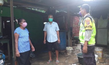 Tangkal-Covid-19,-Bhabinkamtibmas-Kelurahan-Oebobo-Himbau-Warga-Tetap-Patuhi-Protokol-Kesehatan