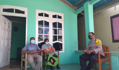 Patroli-Dialogis,-Bhabinkamtibmas-Kelurahan-Kelapa-Lima-Tetap-Himbau-Warga-Patuhi-Protokol-Kesehatan-Cegah-Covid-19