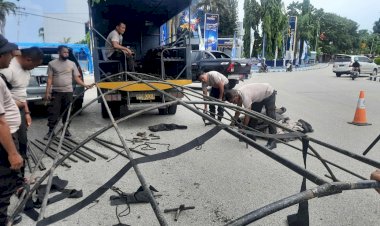 Operasi-Lilin-Ranakah-2021-Jelang-Natal-Dan-Tahun-Baru-2022,-Polres-Kupang-Kota-Dirikan-Pos-Pos-Pengamanan-Di-Kota-Kupang