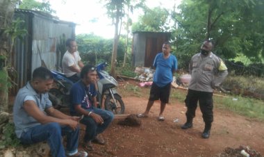 Ajak-Warga-Taat-Protokol-Kesehatan,-Bhabinkamtibmas-Kelurahan-Fatukoa--Himbau-Warga-Binaan