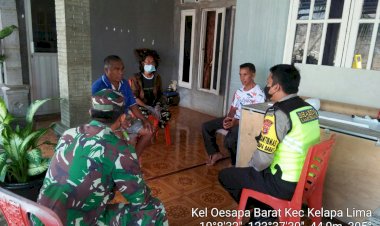 Sampaikan-Pesan-Kamtibmas,-Bhabinkamtibmas-Polsek-Kelapa-Lima-Sambang-Sampaikan-Pesan-Kamtibmas