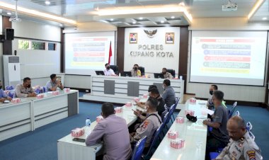 Jelang-Paskah,-Polres-Kupang-Kota-Gelar-Latihan-Pra-Operasi-Semana-Santa-Turangga-2022