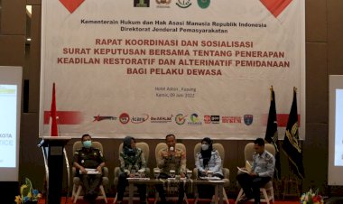 Kapolresta-Kupang-Kota-Hadiri-Rapat-koordinasi-dan-sosialisasi-surat-keputusan-bersama,-tentang-penerapan-keadilan-Restoratif-dan-alternatif-Pemindanaan-Bagi-pelaku-Dewasa.