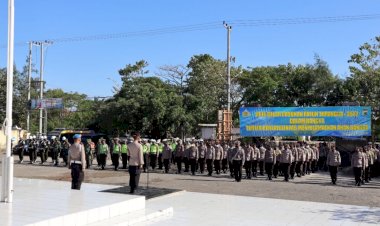 Kapolresta-Kupang-Kota-Pimpin-Apel-Gelar-Pasukan-Operasi-Patuh-Turangga-2022