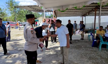 Polresta-Kupang-Kota-Laksanakan-Pemotongan-Hewan-Qurban-sebanyak-3-ekor-Sapi-dan-4-ekor-Kambing.