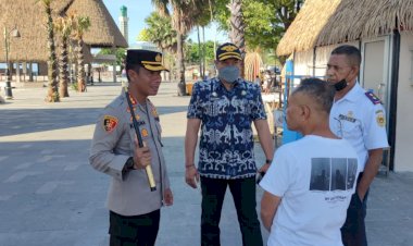 Polresta-Kupang-Kota-tertibkan-Area-di-Taman-Kelapa-Lima.