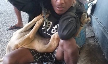 Personel-Piket-UKL-Pos-Polisi-Oesapa-Amankan-Tersangka-Pencurian-Anjing