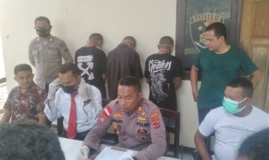 Polsek-Kelapa-Lima-“Pres-Release”-Pencurian-Sepeda-Motor-Honda-Scoppy-di-TPI-Oeba