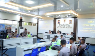 Jelang-Operasi-Zebra-2022,-Polres-Kota-Kupang-Kota--Gelar-Lat-Pra-Ops