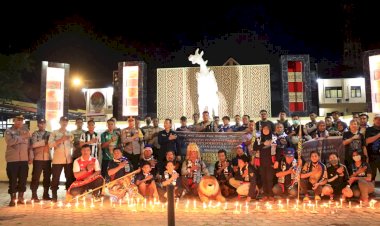 #PRAYFORKANJURUHAN,-Polresta-Kupang-Kota-Gelar-Doa-dan-Bakar-Lilin-Bersama