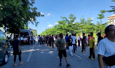 Personel-Polresta-Kupang-Kota-Ramaikan-Arena-Car-Free-Day-Eltari