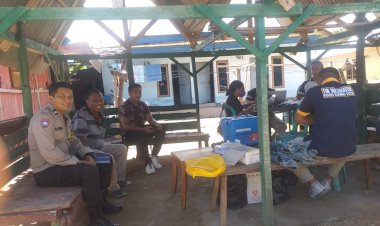 Giat-Vaksin,-Babinkamtibmas-Polresta-Kupang-Kota-Laksanakan-Pam-Dan-Monitoring