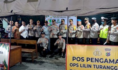 Cek-Kesiapan-Anggota,-Kapolda-NTT-Lakukan-Kunjungan-Ke-Pos-Pam-Gereja-Koinonia