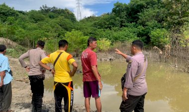 Mendapatkan-Informasi-Tenggelamnya-Seorang-Murid,-Polsek-Alak-Bertindak-Cepat-ke-TKP