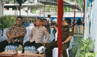 Hadiri-Acara-Peluncuran-Kirab-Pemilu-2024,-Kapolresta-Kupang-Kota:-Kami-Siap-Amankan-Tahapan-Pemilu.
