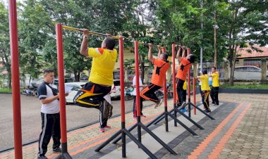 Jaga-Kesehatan-Jasmani,-Personel-Polresta-Kupang-Kota-Laksanakan-Tes-Kesamaptaan-Berkala