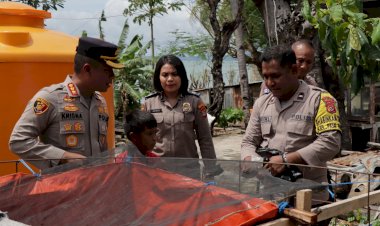 Dalam-Rangka-Peningkatan-Kesejahteraan-Masyarakat-dan-Penanggulangan-Stunting-Polresta-Kupang-Kota-Laksanakan-Pembudidayaan-Lele