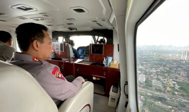 Kapolri-Naik-Heli-Pantau-Langsung-Arus-Mudik-di-Jalan-Tol-dan-Arteri