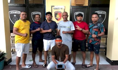 Terlambat-Gaji,-Jatanras-Polresta-Kupang-Kota-Amankan-Seorang-Karyawan-Atas-Pencurian-OTDR-Milik-Perusahaan.