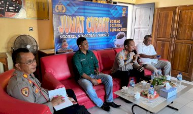 Kapolresta-Diskusi-Santai-Dalam-Jumat-Curhat,-Warga-Minta-Launching-Program-Polisi-Rw-di-Kelurahan-Tode-kisar.