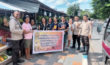 Operasi-Bina-Kusuma-Turangga-2023,-Personel--Datangi-Pangkalan-Ojek-Dan-Area-Publik-Di-Kota-Kupang