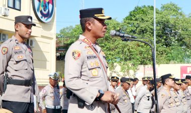 Dalam-Arahan-Apel-Pagi,-Kapolresta-Harap-Sebuah-Komitmen-Yang-Telah-Dibangun,-Harus-Dirawat-dan-Dijaga-Dengan-Baik