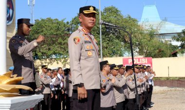 Pimpin-Apel-Pagi-Kapolresta-Tegaskan-Kedisiplinan,-Tunjukan-Kebanggaan-dan-Kehormatan-Sebagai-Anggota-Polri.