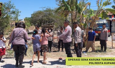 Antisipasi-Kebakaran-Lahan-dan-Hutan,-Satuan-Binmas-Polresta-Kupang-Kota-Laksanakan-Operasi-Bina-Karuna-Turangga-2023.