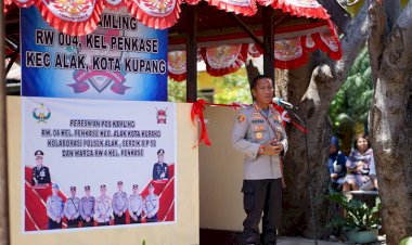 Resmikan-Pos-Kamling,-Kapolresta-Kupang-Kota:-Harapan-Saya-Bisa-Menjadi-Sarana-Kontrol-Sosial