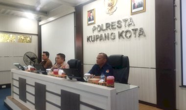 Wakapolresta-Bersama-KPU-dan-Bawaslu-Kota-Kupang-Mengikuti-Latpraops-Mantap-Brata-Polda-NTT