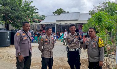 Kampanye-Hari-Pertama-Pemilu-Serentak,-Polresta-Kupang-Kota-Berikan-Pengamanan-di-2-Lokasi-Berbeda