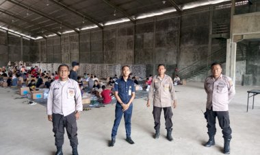 Pelipatan-Surat-Suara-Pemilu,-Personel-Polresta-Kupang-Kota-Tingkatkan-Pengamanan