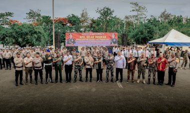 Operasi-Kepolisian-Terpusat,-Penjabat-Wali-Kota-Kupang-Pimpin-Apel-Gelar-Pasukan