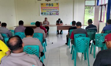 Kapolsek-Alak-Ikuti-Rakor-Kesiapan-Pelaksanaan-Pemilu-2024-Tingkat-Kecamatan-Alak