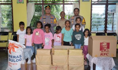 Peduli-Terhadap-Sesama,-Kapolresta-Kombes-Aldinan-Manurung-Berbagi-Kasih-Dengan-Anak-Panti-Asuhan