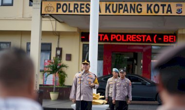 Apel-Anev-Mingguan,-Kapolresta-Kombes-Aldinan-Manurung:-Jadilah-Polisi-yang-Solutif